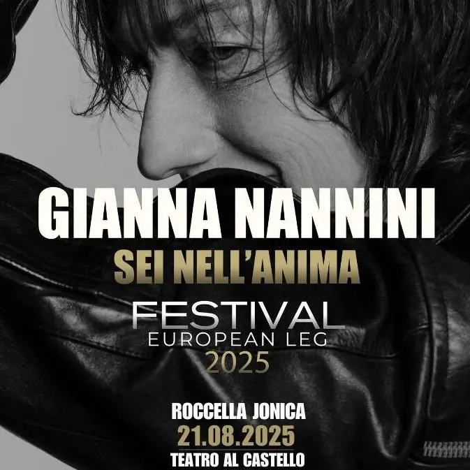 Roccella Summer Festival 2025, confermata Gianna Nannini: è il primo nome del cast artistico