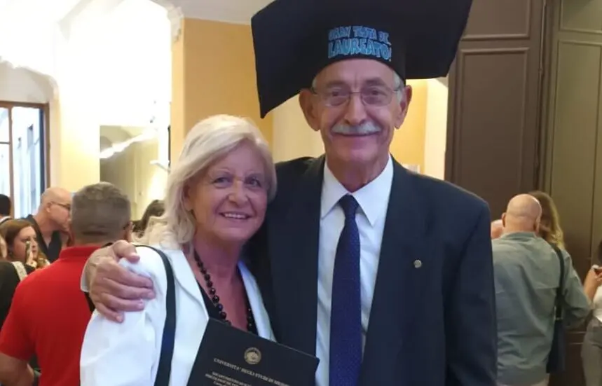 Gennaro Cortese, 50 anni di matrimonio e l’ottava laurea come dono alla moglie Mara