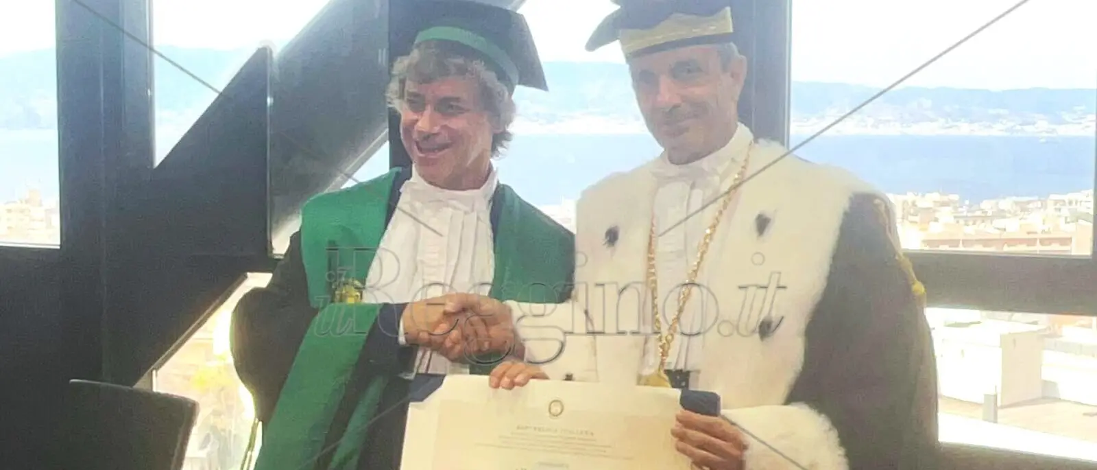 Reggio, Alberto Angela alla Mediterranea per la laurea honoris causa: «La cultura è il nostro tesoro più grande» - FOTO