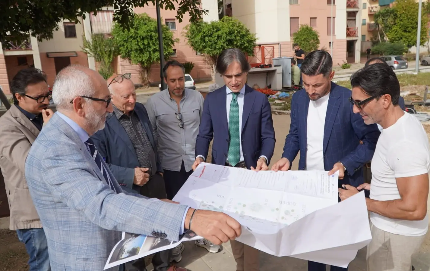 Prende forma il nuovo Parco Urbano del Rione Marconi, Falcomatà: «Una sfida al degrado, ma insieme possiamo vincerla»