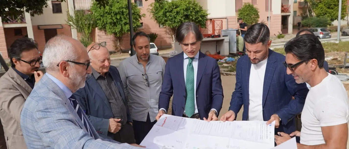 Prende forma il nuovo Parco Urbano del Rione Marconi, Falcomatà: «Una sfida al degrado, ma insieme possiamo vincerla»