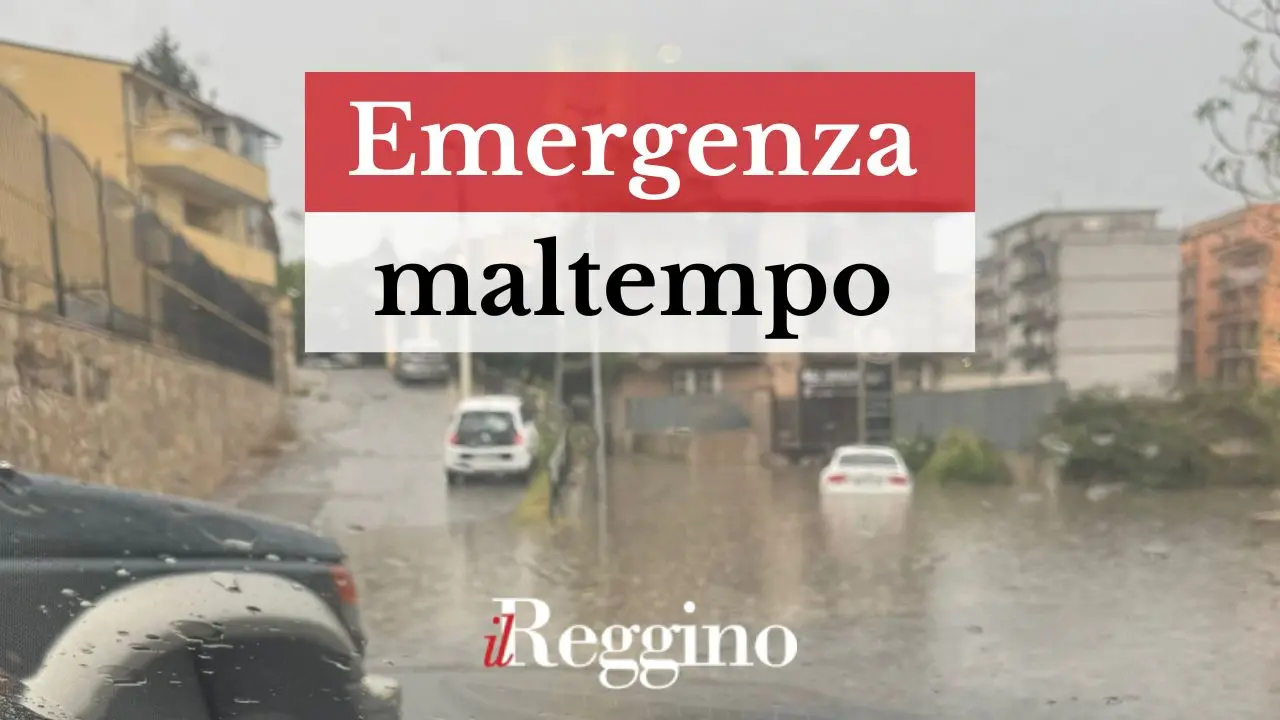 Maltempo nel reggino: strade allagate e torrenti in piena. Allerta arancione estesa fino a domani - AGGIORNAMENTO LIVE