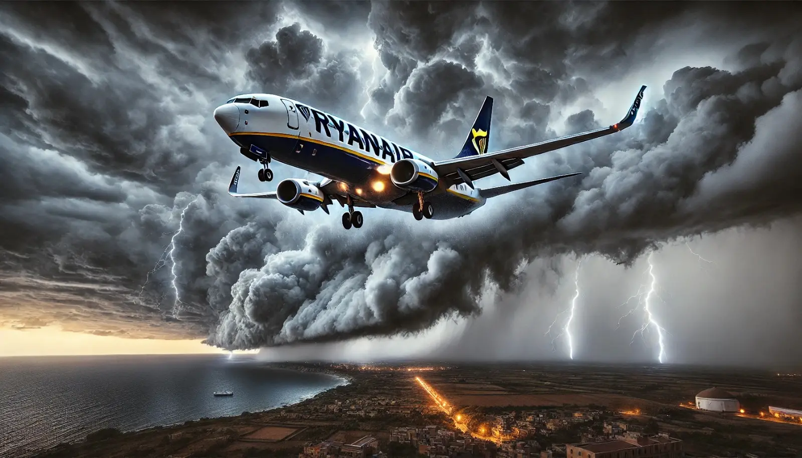 Maltempo a Reggio Calabria: volo Ryanair dirottato su Palermo