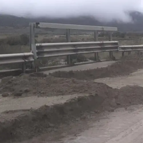 Maltempo a Reggio, parzialmente interrotta la strada tra San Sperato e Cataforio