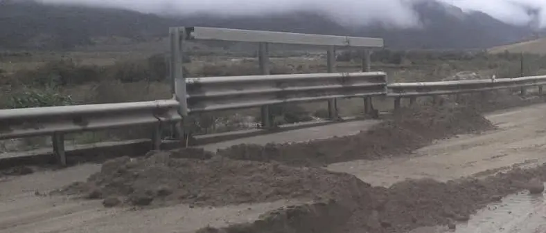 Maltempo a Reggio, parzialmente interrotta la strada tra San Sperato e Cataforio