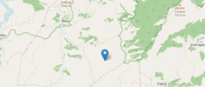 Lieve scossa di terremoto con epicentro a Bova