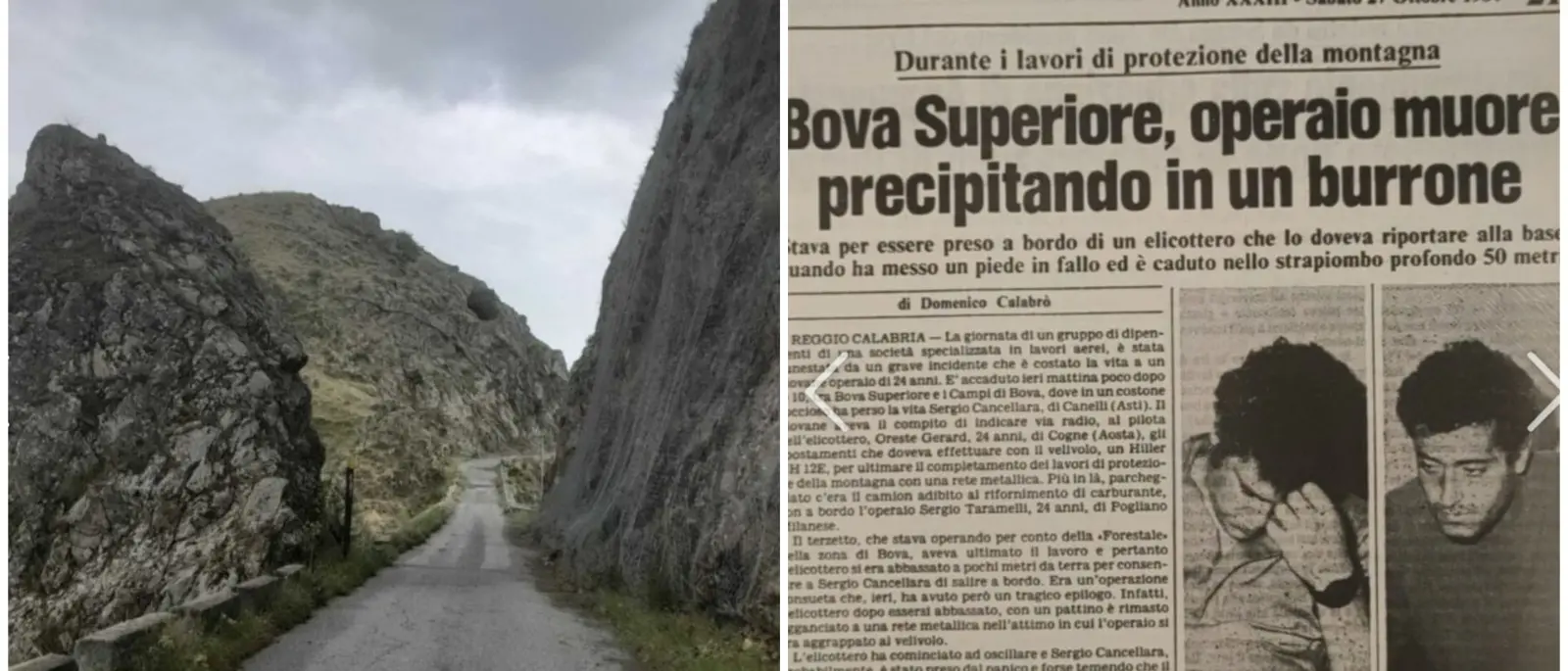 A Bova il ricordo di Sergio Cancellara: dopo 40 anni si riscopre la memoria di un giovane, vittima del lavoro