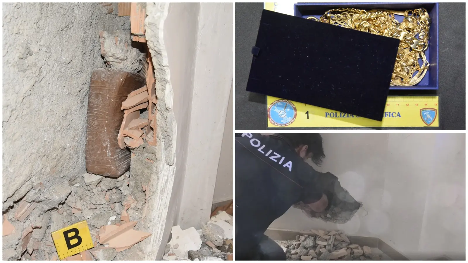 Focus ‘ndrangheta a Ciccarello: sequestrate 2 pistole con matricola abrasa, oro e marijuana