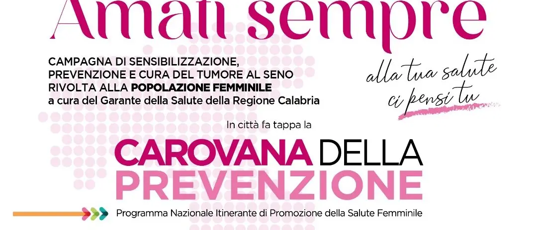 Tumore al seno, campagna di prevenzione del Garante della Salute