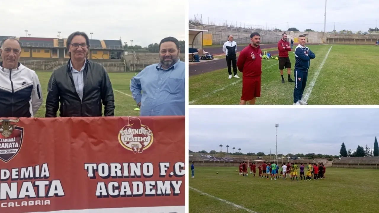 Torino e Gioia Tauro più vicine grazie all'unione di forze tra i settori giovanili della Gioiese e dell'Accademia granata di Reggio Calabria