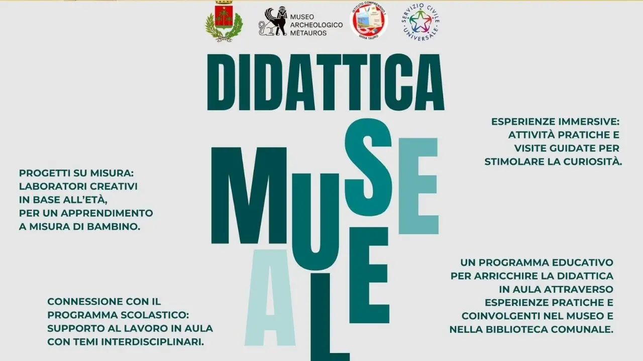 Gioia Tauro, al via un innovativo percorso di Didattica Museale rivolto agli alunni della scuola primaria