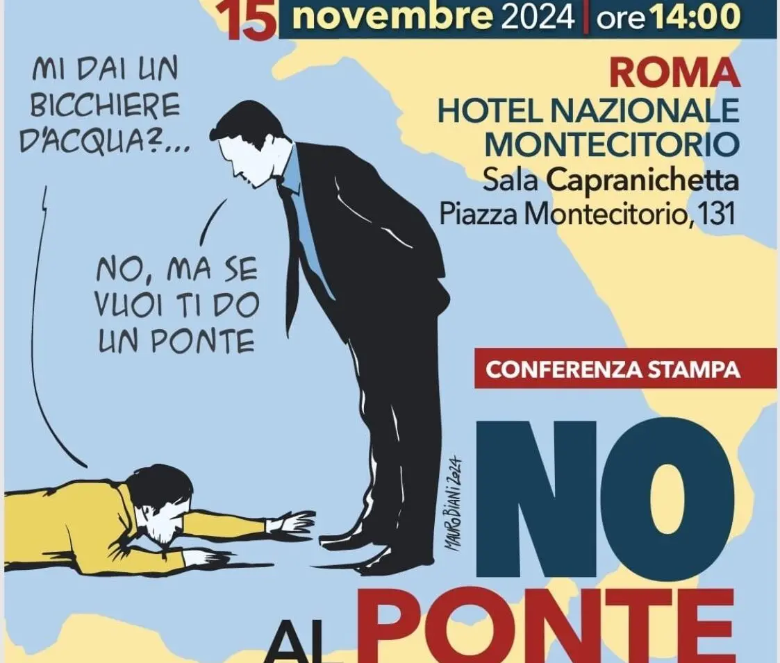 A Roma il Pd di Villa sarà presente «con le forze sociali democratiche, contro il Ponte della Lega Nord e degli sfascisti»