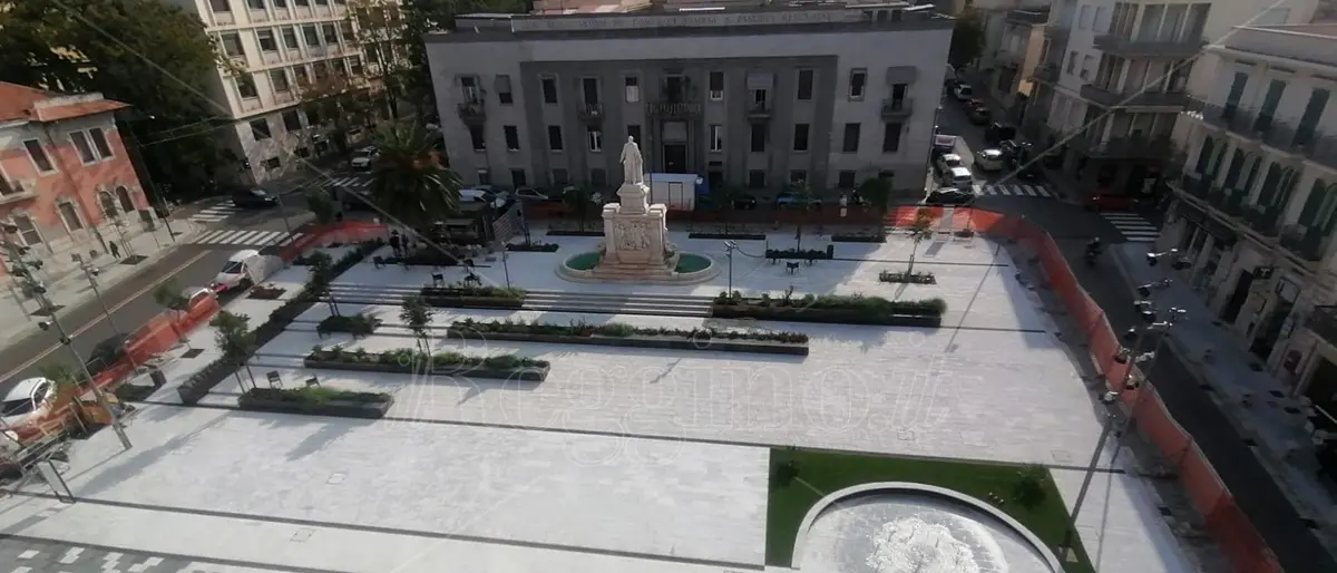 Reggio, domani l'inaugurazione della nuova piazza De Nava