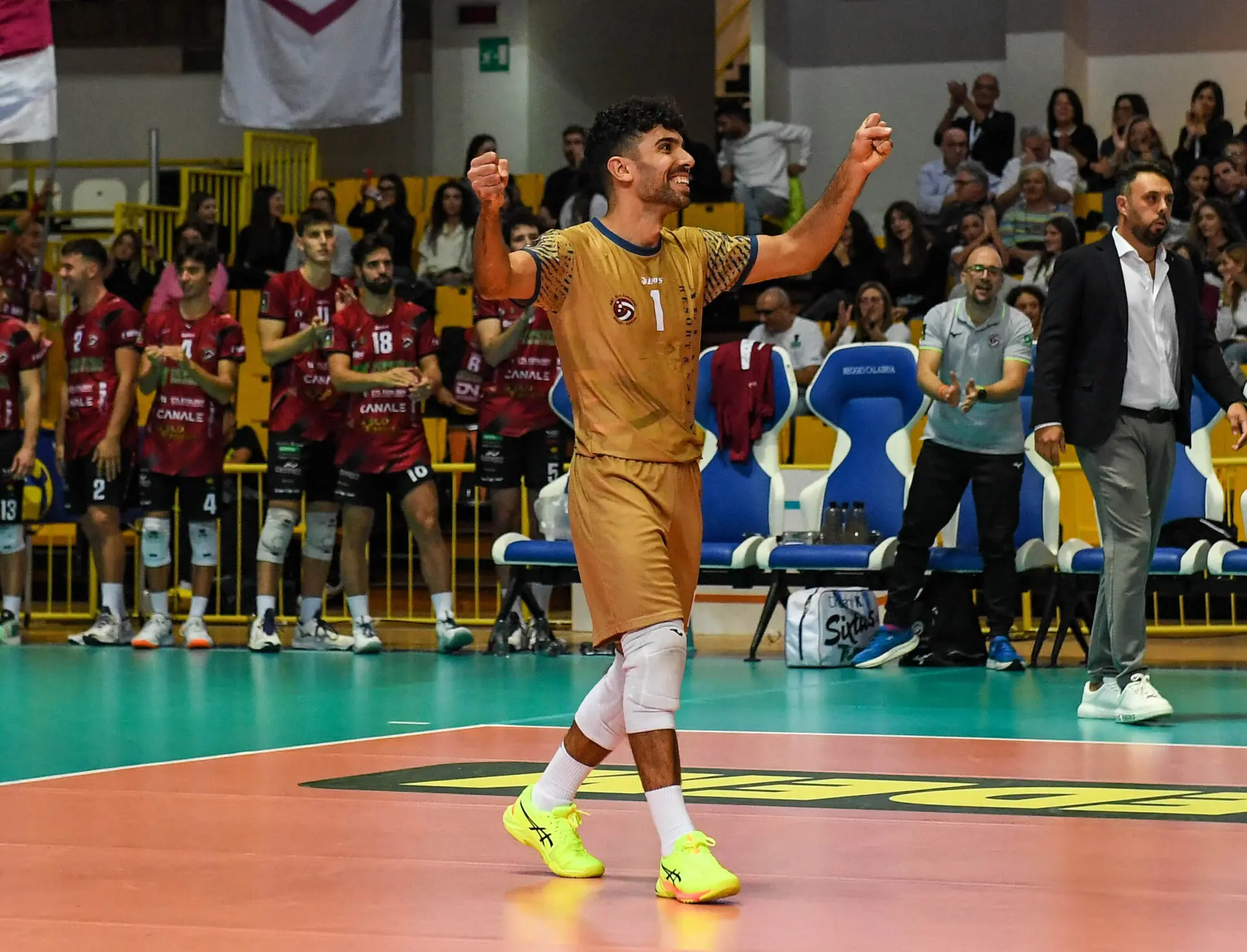 De Santis: «Vogliamo dare un'altra gioia al pubblico di Reggio Calabria. Avanti Domotek»