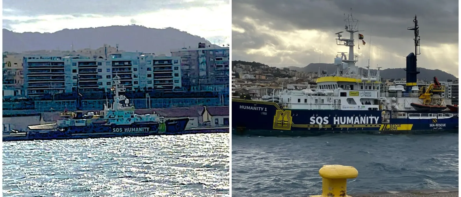 Reggio, attracca la nave Humanity 1 con a bordo 70 migranti, di cui 26 minori