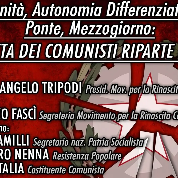A Reggio la prima manifestazione di Prospettiva Unitaria