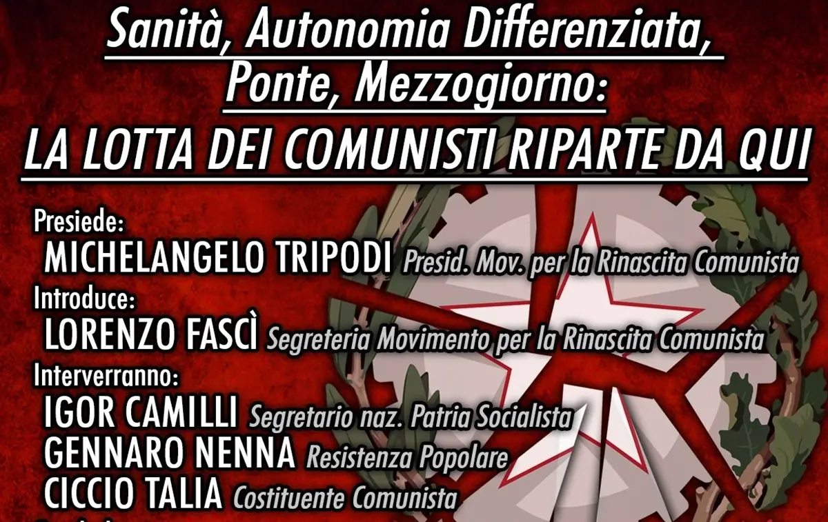 A Reggio la prima manifestazione di Prospettiva Unitaria