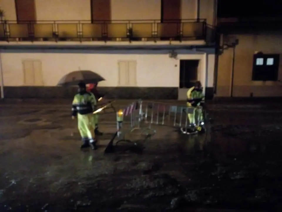 Forte maltempo nella Locride, nubifragio in corso a Reggio