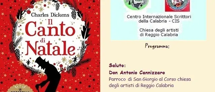 Reggio, il Cis promuove la conferenza \"A Christmas Carol (Ballata di Natale)\"