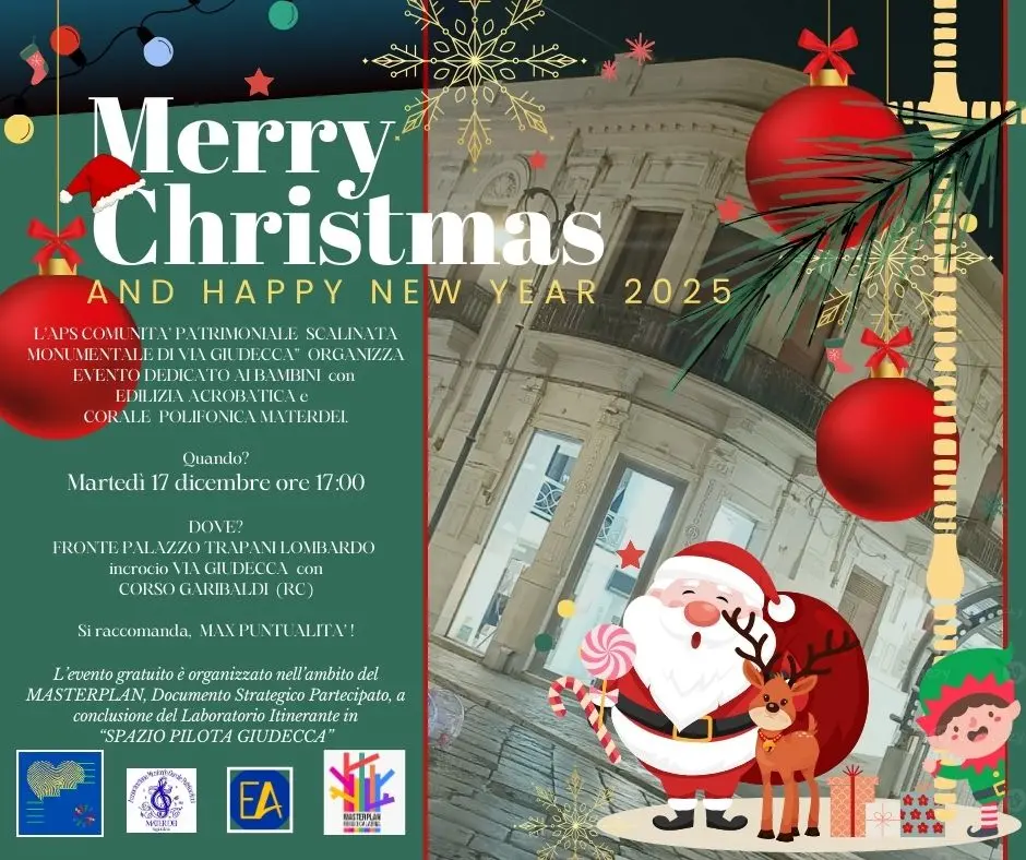 Anche quest'anno Babbo Natale arriva in via Giudecca