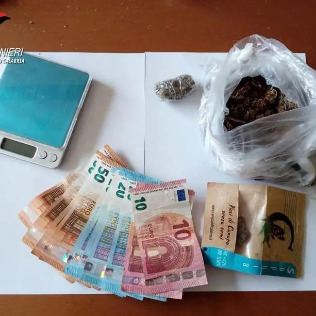 In manette 39enne reggino per spaccio di marijuana