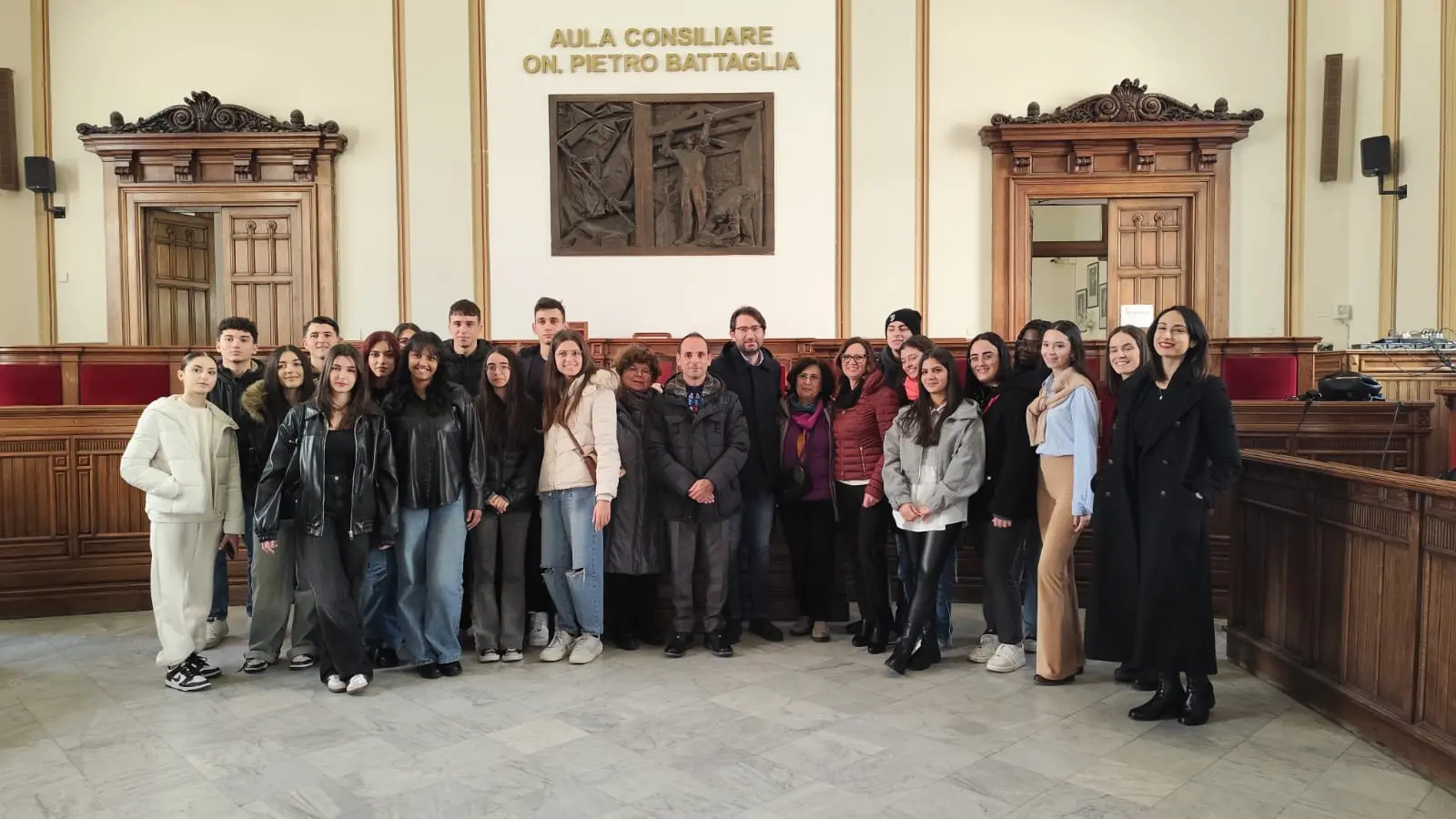 Reggio, gli studenti del Liceo A. Volta ospiti a Palazzo San Giorgio