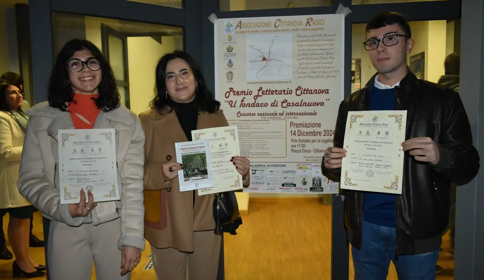 Menzione speciale per il Liceo Zaleuco di Locri al premio letterario \"Il fondaco di Casalnuovo\"