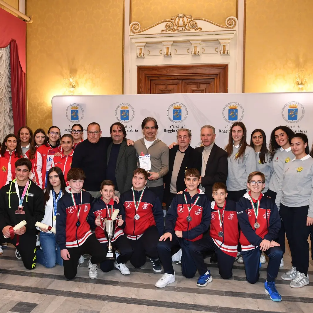 Reggio, premiati giovani atleti di karate, tiro a segno e pallavolo