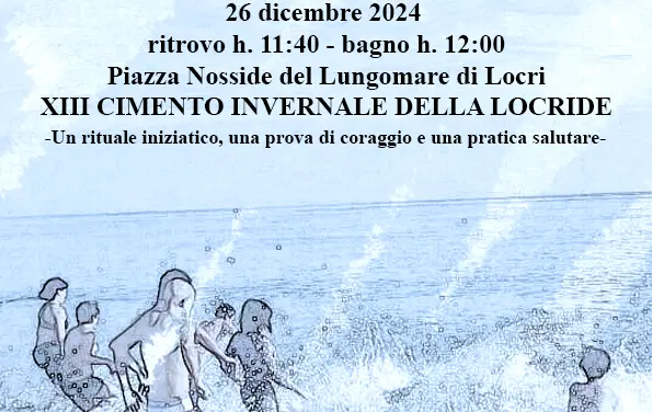 Cimento invernale, torna il tuffo in mare nella Locride