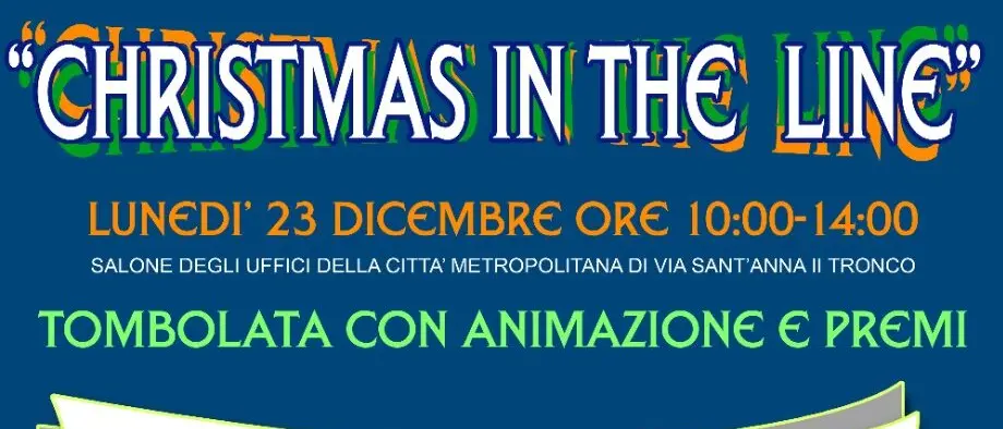 Iniziativa di Metrocity per un Natale solidale: a Palazzo Sant'Anna \"Christmas in the line\"
