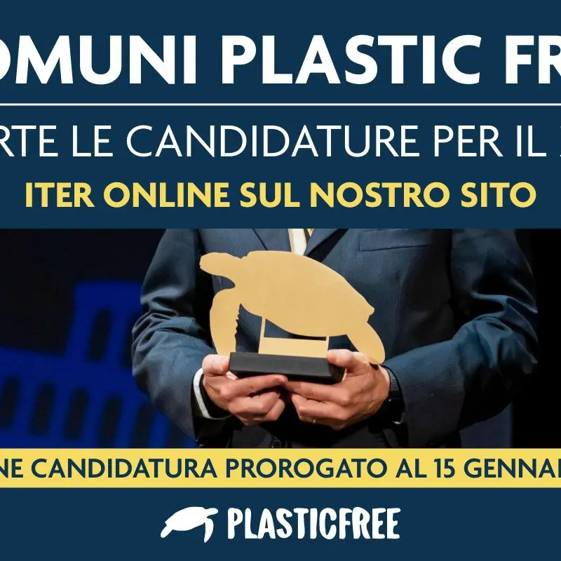 Calabria: Proroga delle candidature per divenire “Comune Plastic Free 2025”