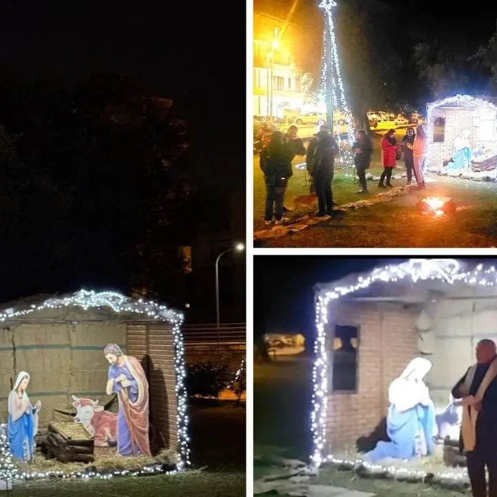 Esempio di educazione civica in un quartiere di Gioia Tauro, dove regnava l'incuria i residenti realizzano un giardino e un presepe