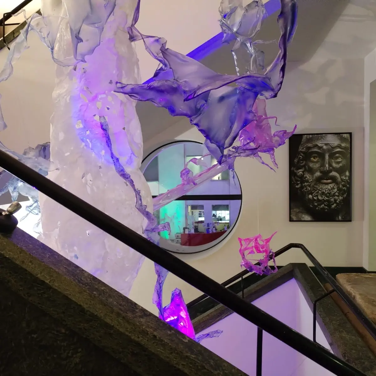 Inaugurata l'opera \"Blooming skin of brain paradise\" al Marc di Reggio