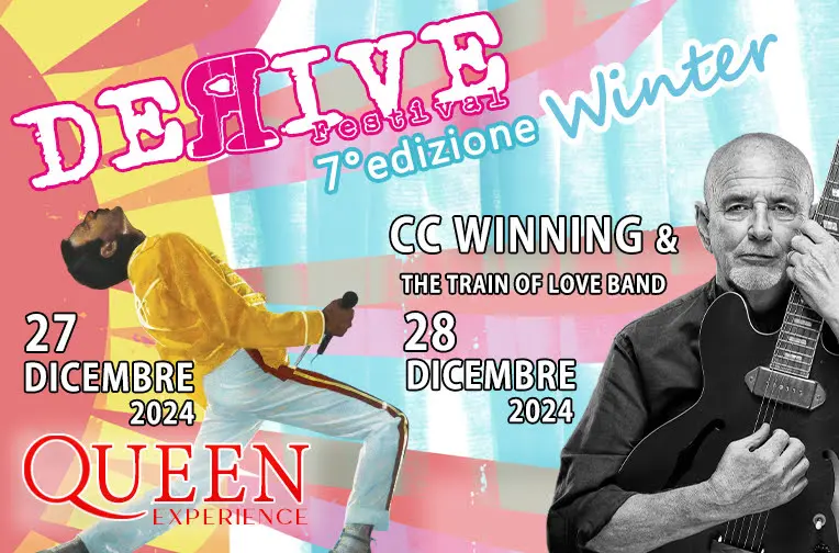 Derive Festival, al via la settima edizione: a teatro con Queen Experience e Cc Winning e la sua band