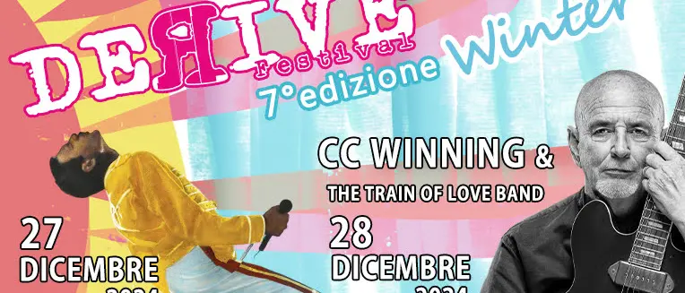 Derive Festival, al via la settima edizione: a teatro con Queen Experience e Cc Winning e la sua band