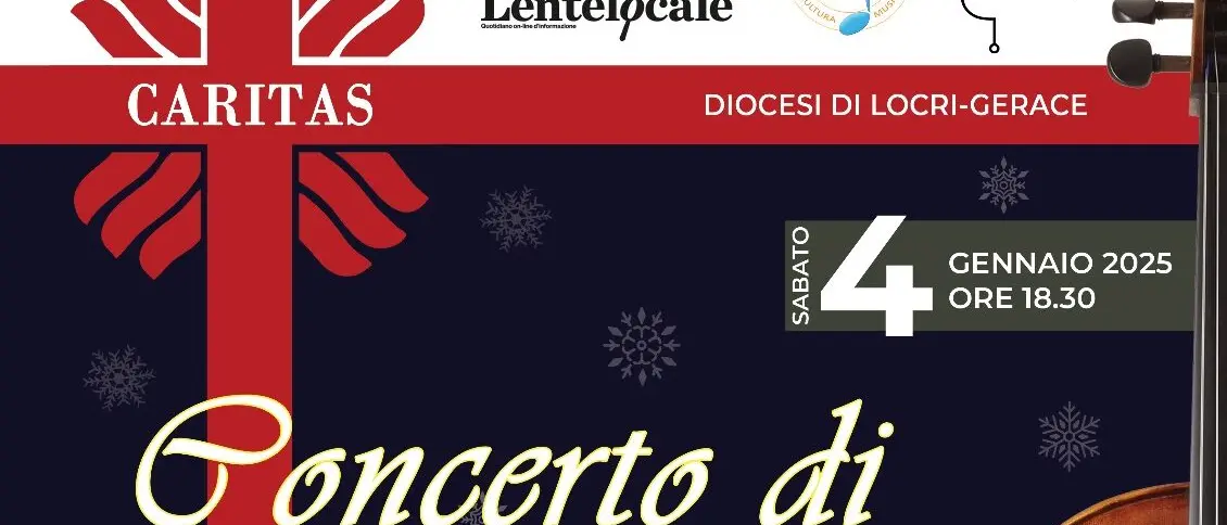 A Locri concerto di beneficenza a supporto dei progetti della Caritas Diocesana