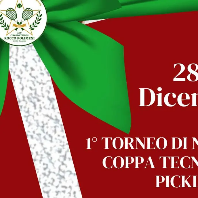 Al Circolo del tennis Polimeni il 1° torneo di Natale Tecnocasa di pickleball