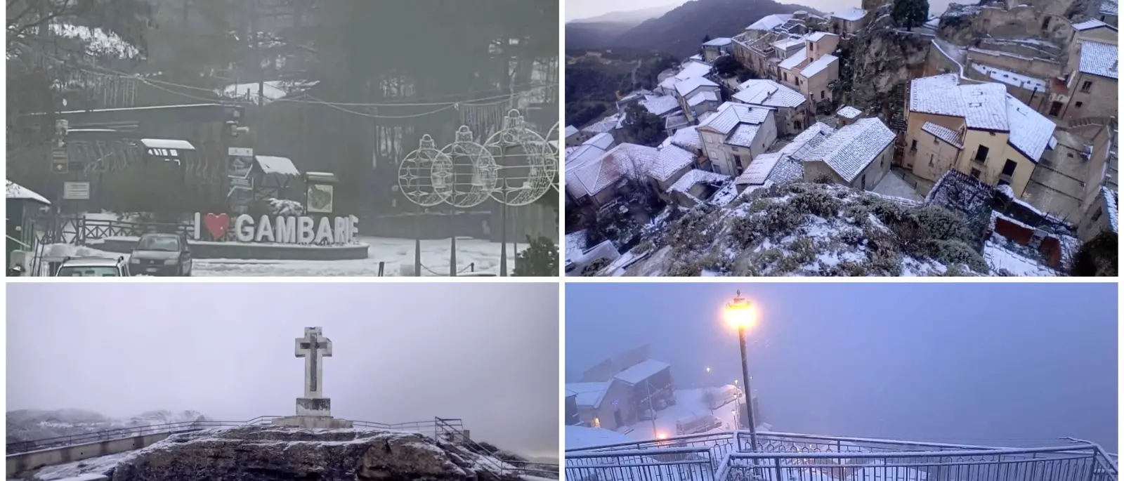 Aspromonte imbiancato alla Vigilia di Natale: uno spettacolo incantato da Bova, Roccaforte e Gambarie - FOTO