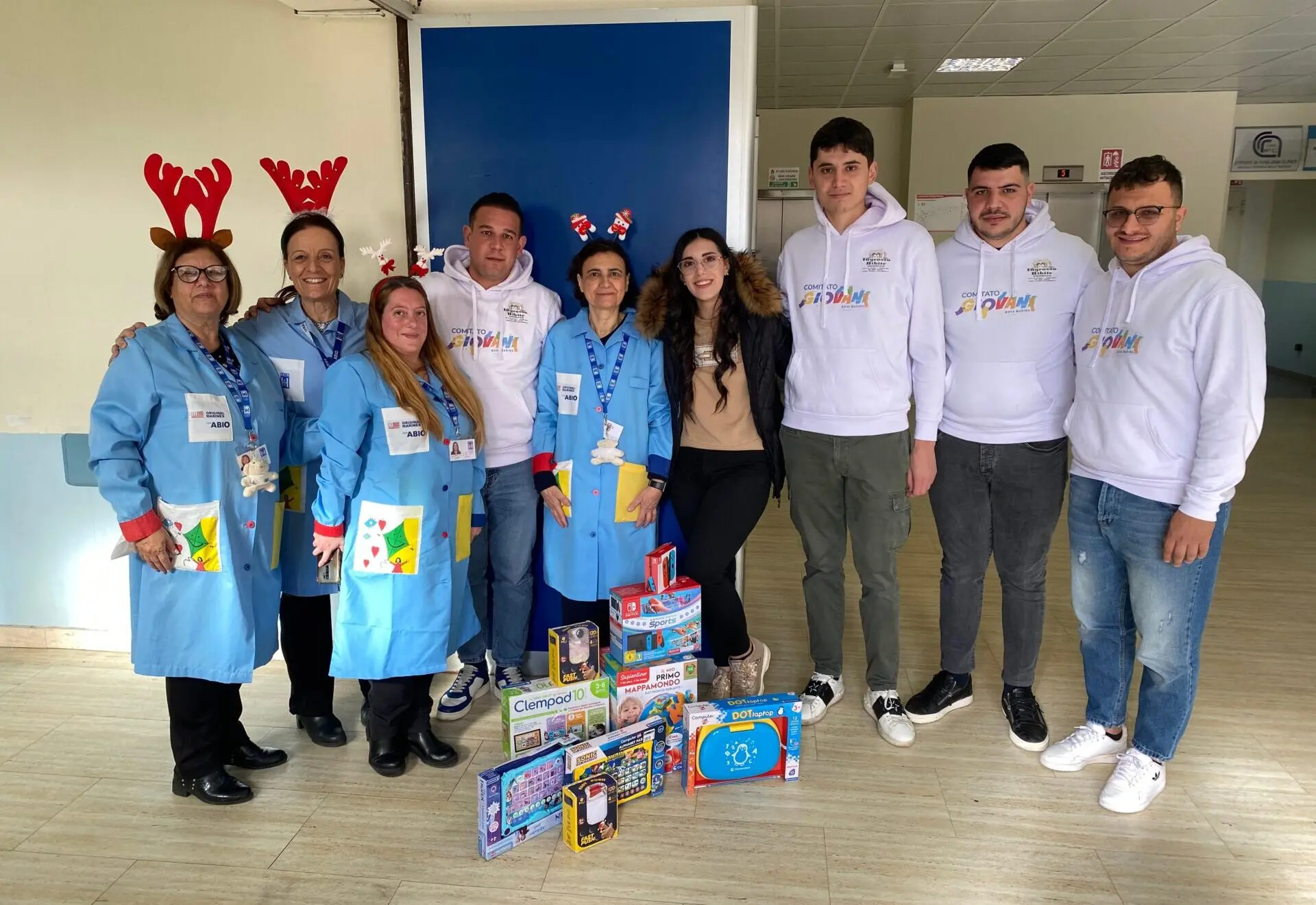 Un Natale di generosità: si moltiplicano i gesti solidali per i piccoli pazienti del Gom