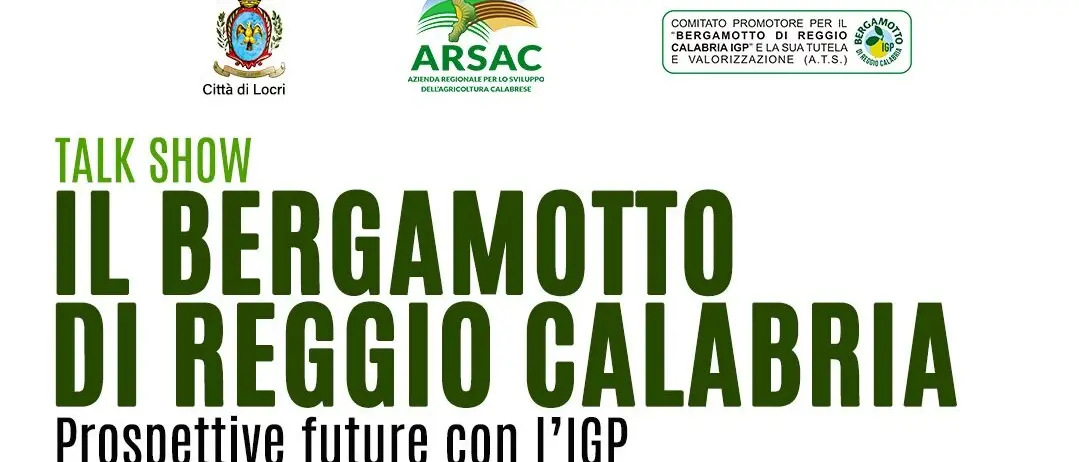 Bergamotto e prospettive future con l’IGP, il talk previsto a Locri