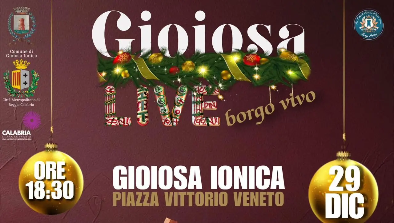 Gioiosa Borgo Vivo 2024, sabato 28 e domenica 29 due imperdibili concerti