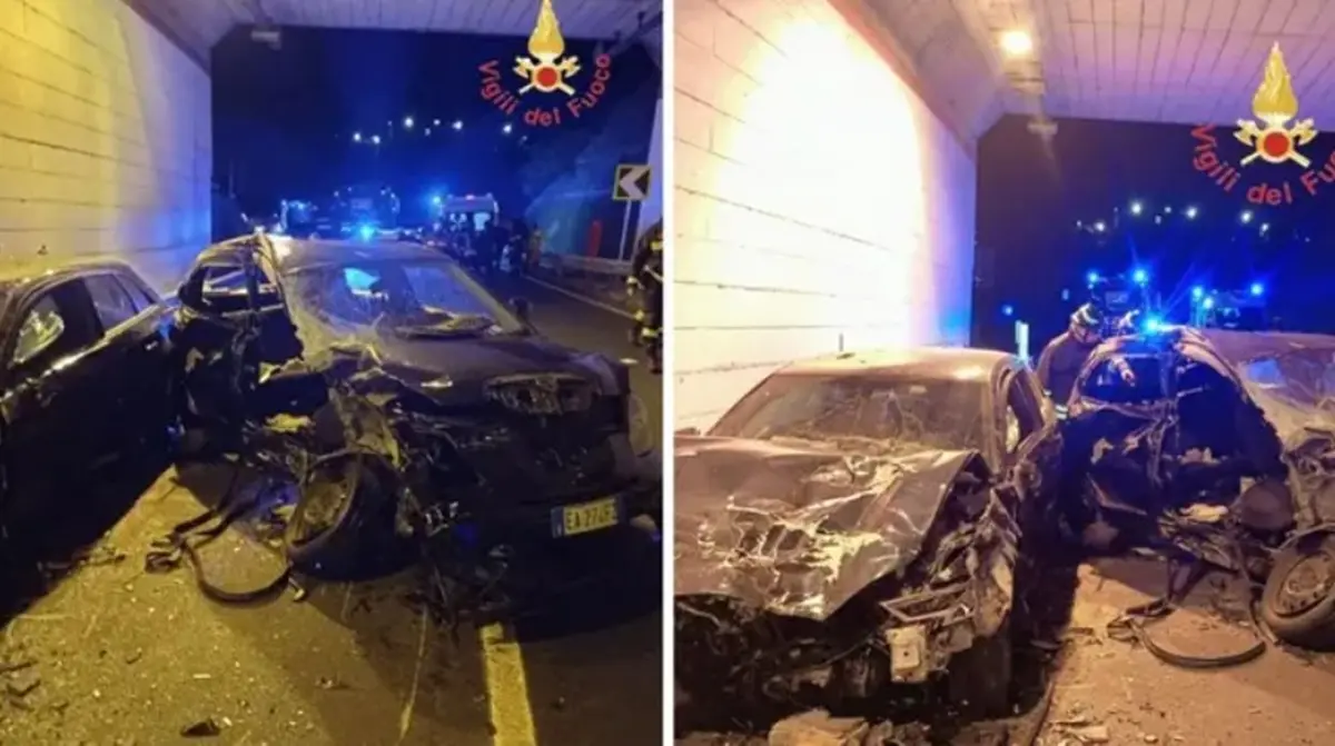 Tragedia sulla statale 109 a Catanzaro: in uno scontro frontale tra due auto perde la vita un 15enne. Feriti altri sei giovani