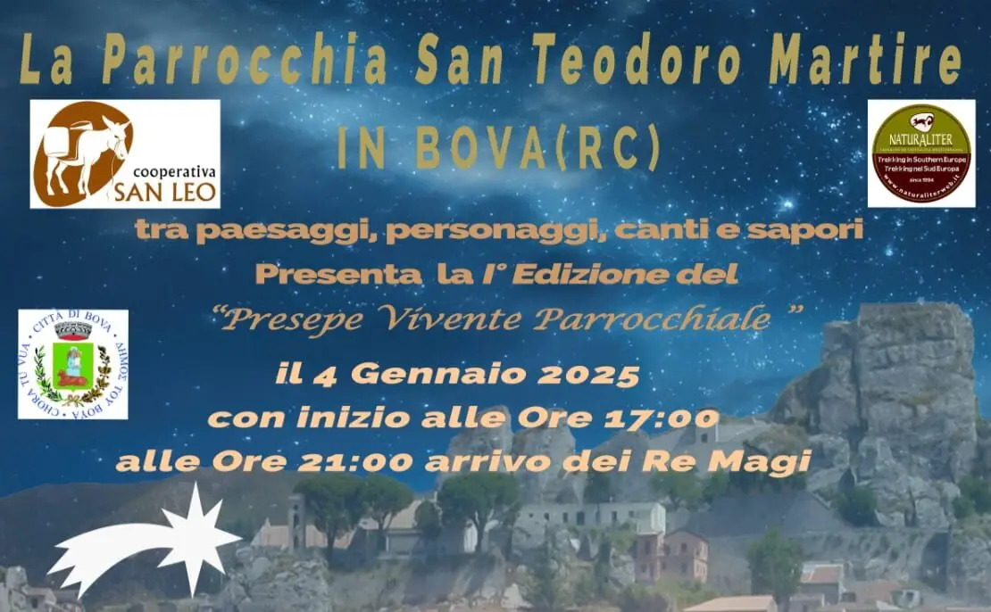 Natale a Bova, al via il tradizionale presepe vivente