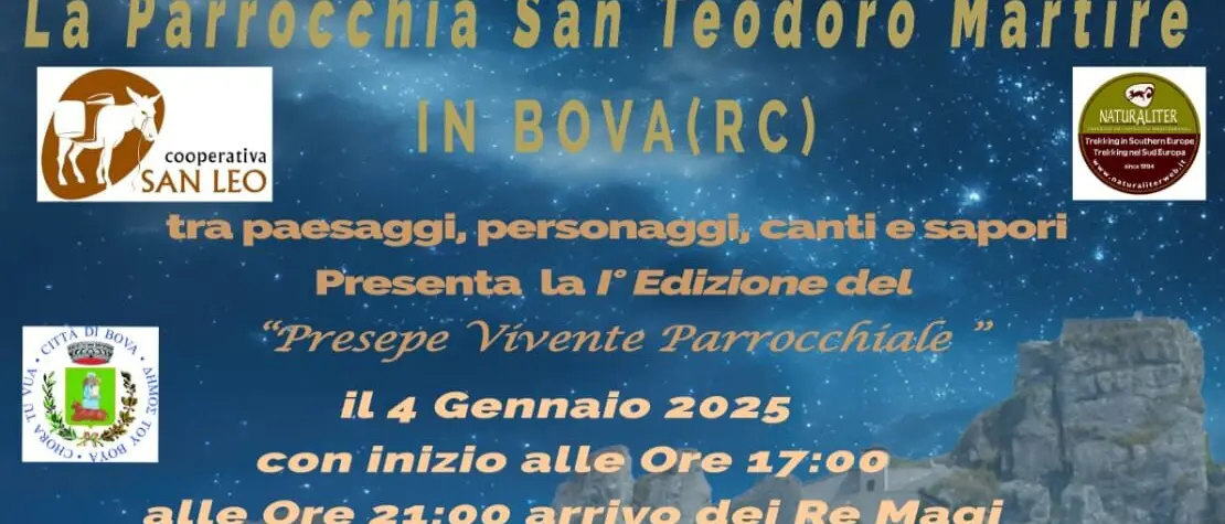 Natale a Bova, al via il tradizionale presepe vivente