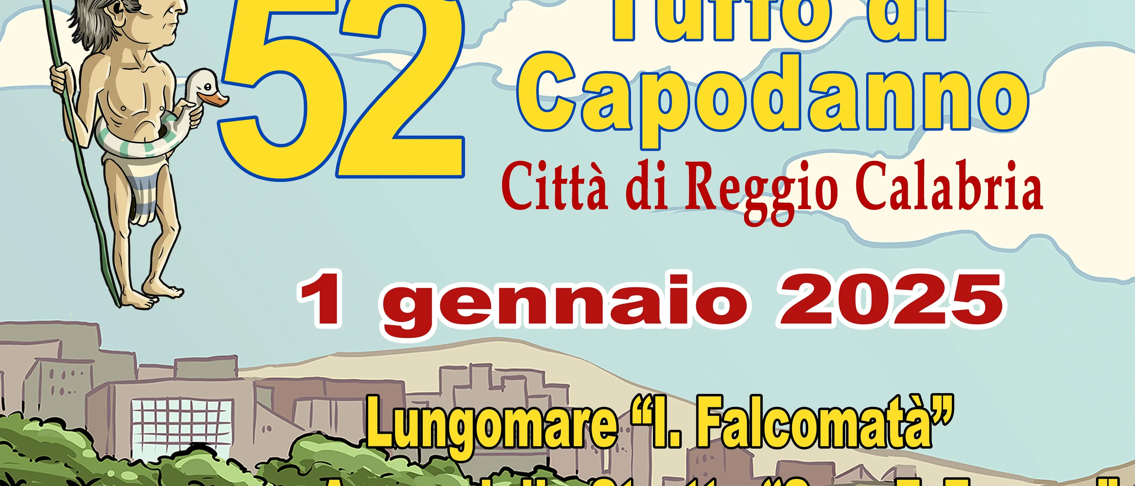 Reggio si prepara per il tradizionale tuffo in mare di Capodanno