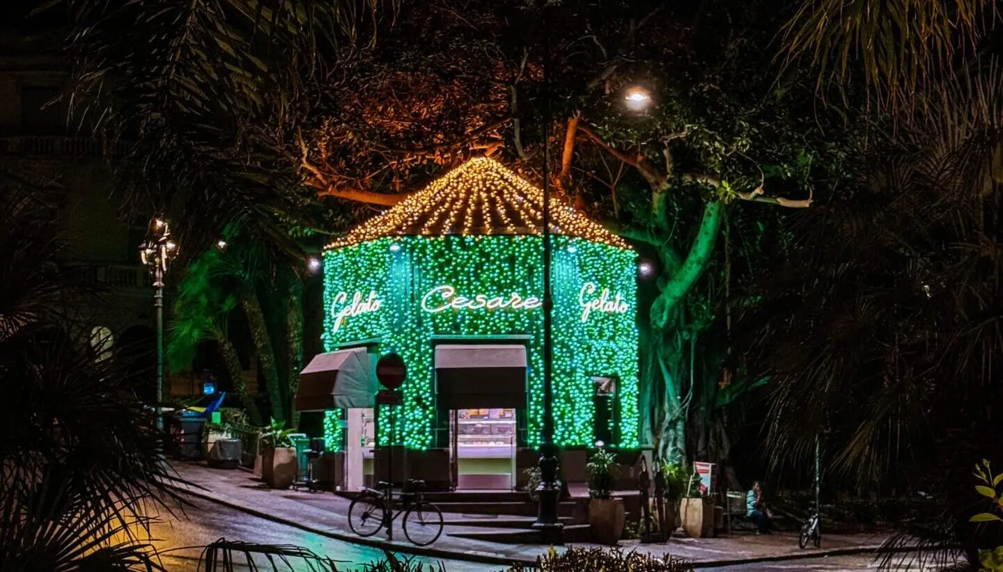 Capodanno Rai, la gelateria Cesare aperta per tutta la notte