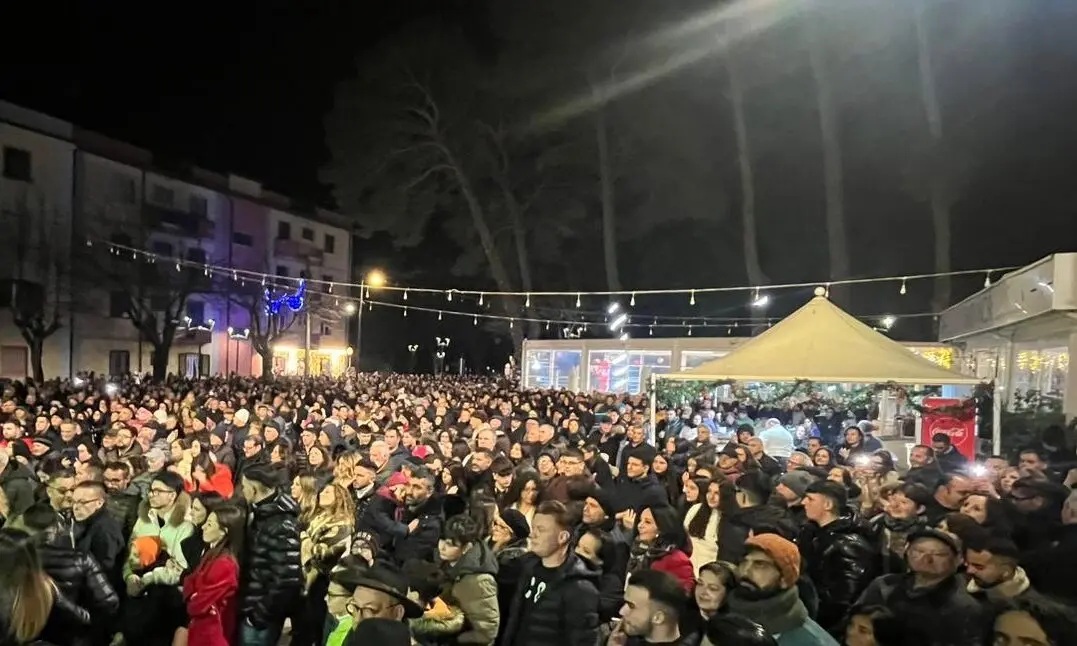 Cittanova, boom di presenze per il Capodanno in piazza