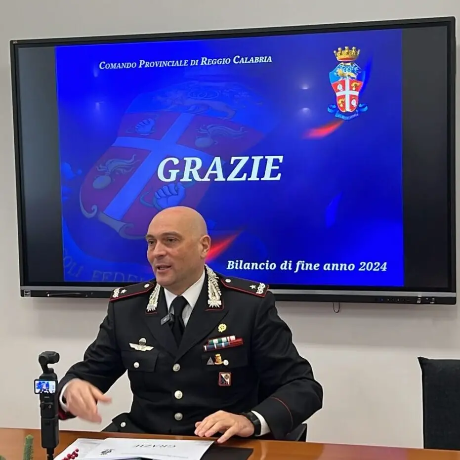 Il 2024 dei Carabinieri di Reggio Calabria, un anno di risultati: «La criminalità organizzata resta il nostro core business»