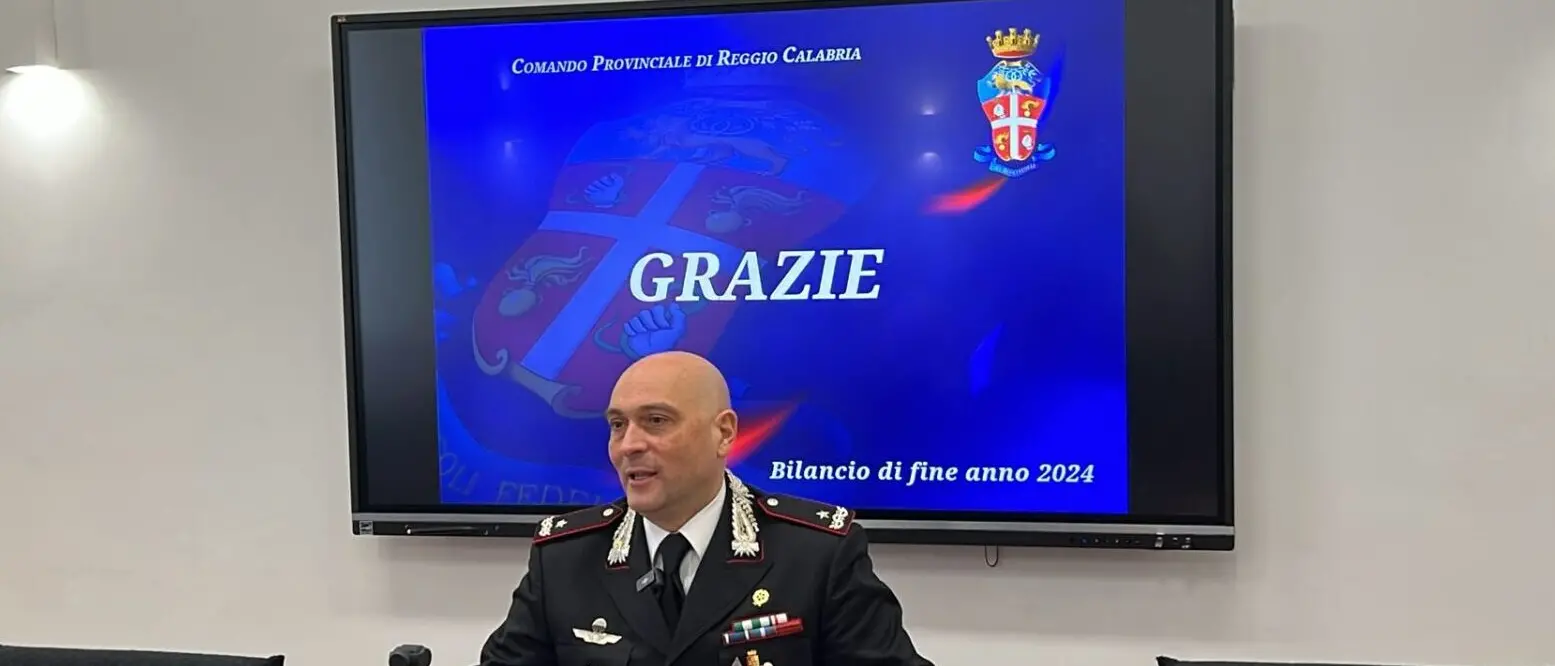 Il 2024 dei Carabinieri di Reggio Calabria, un anno di risultati: «La criminalità organizzata resta il nostro core business»