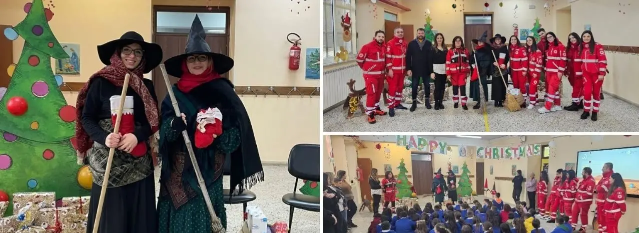 A Gioia Tauro, i volontari della Croce Rossa celebrano l'Epifania insieme agli alunni della scuola primaria \"Stella Maris\"